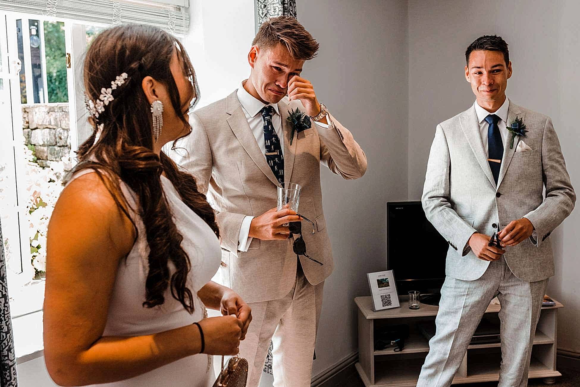 Losehill House wedding photo