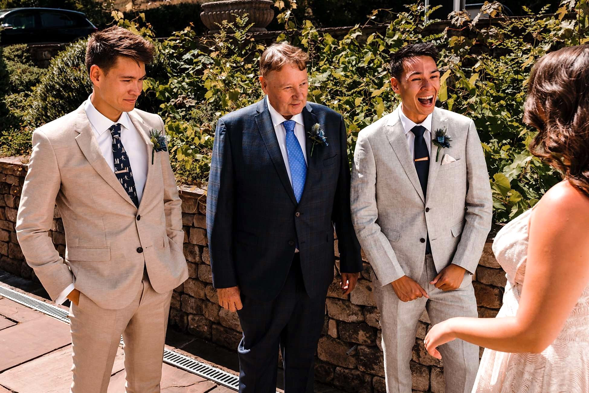 Losehill House wedding photo