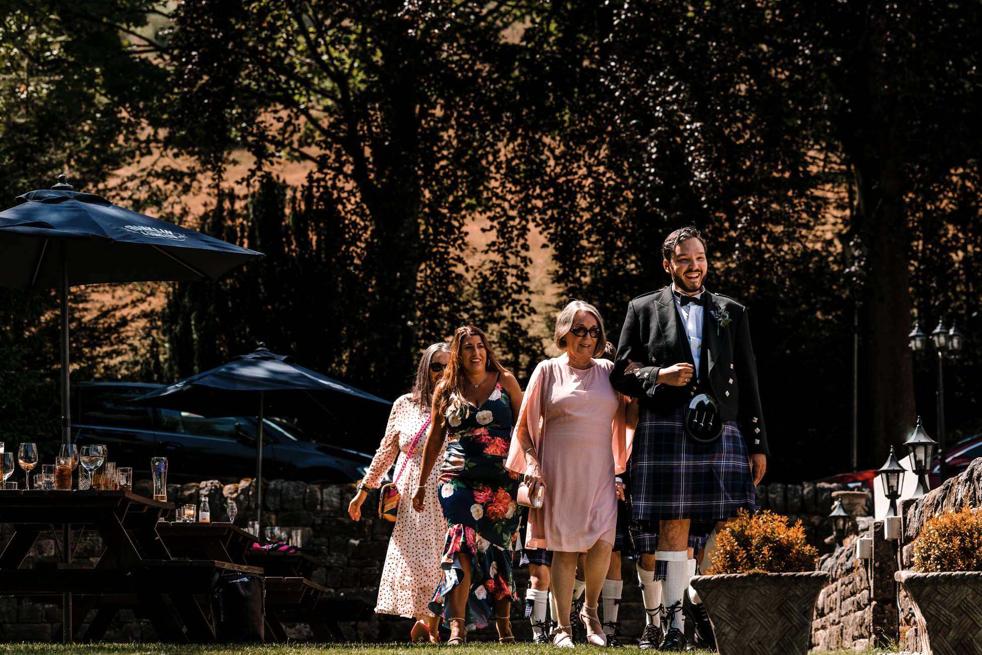 Losehill House wedding photo