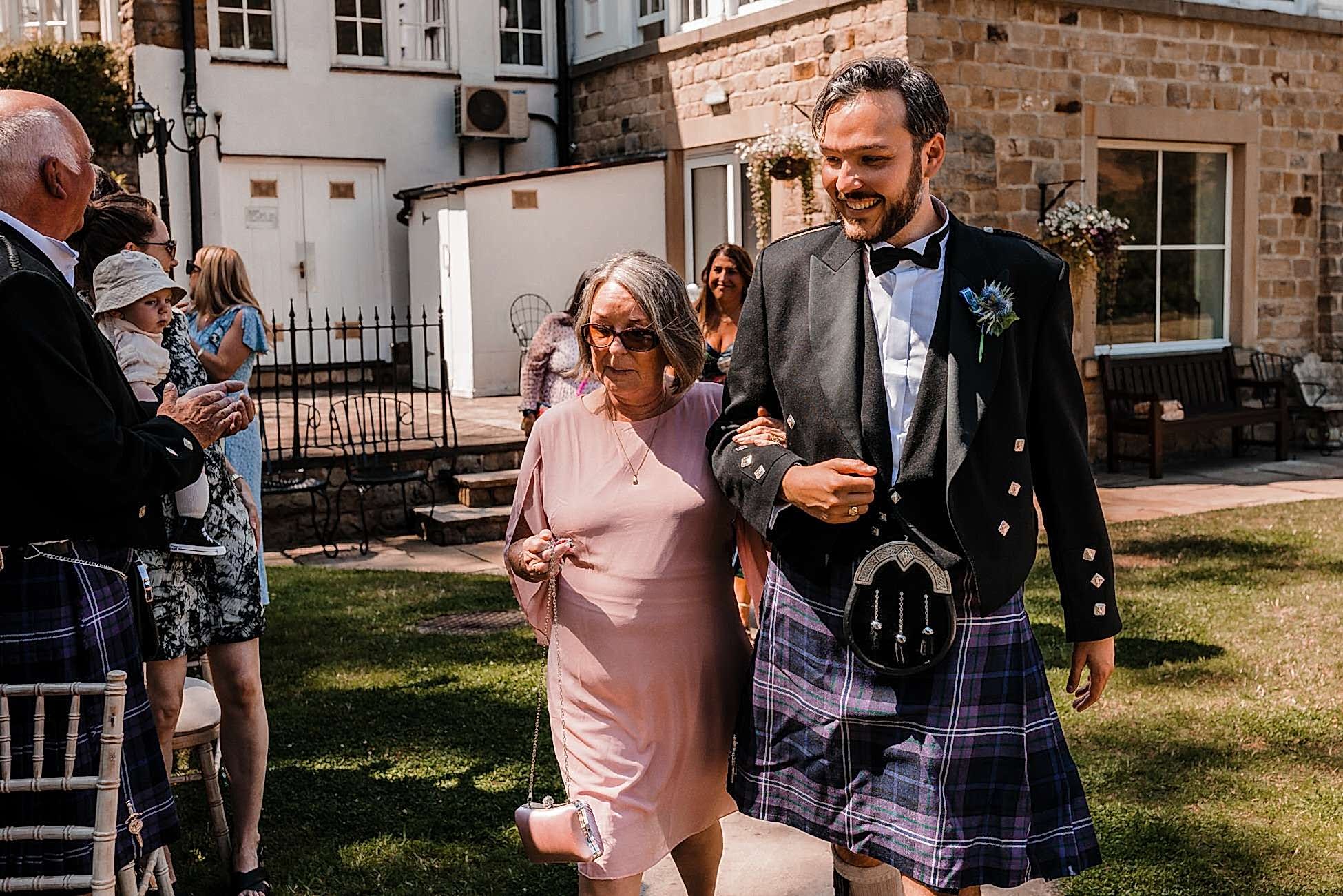 Losehill House wedding photo