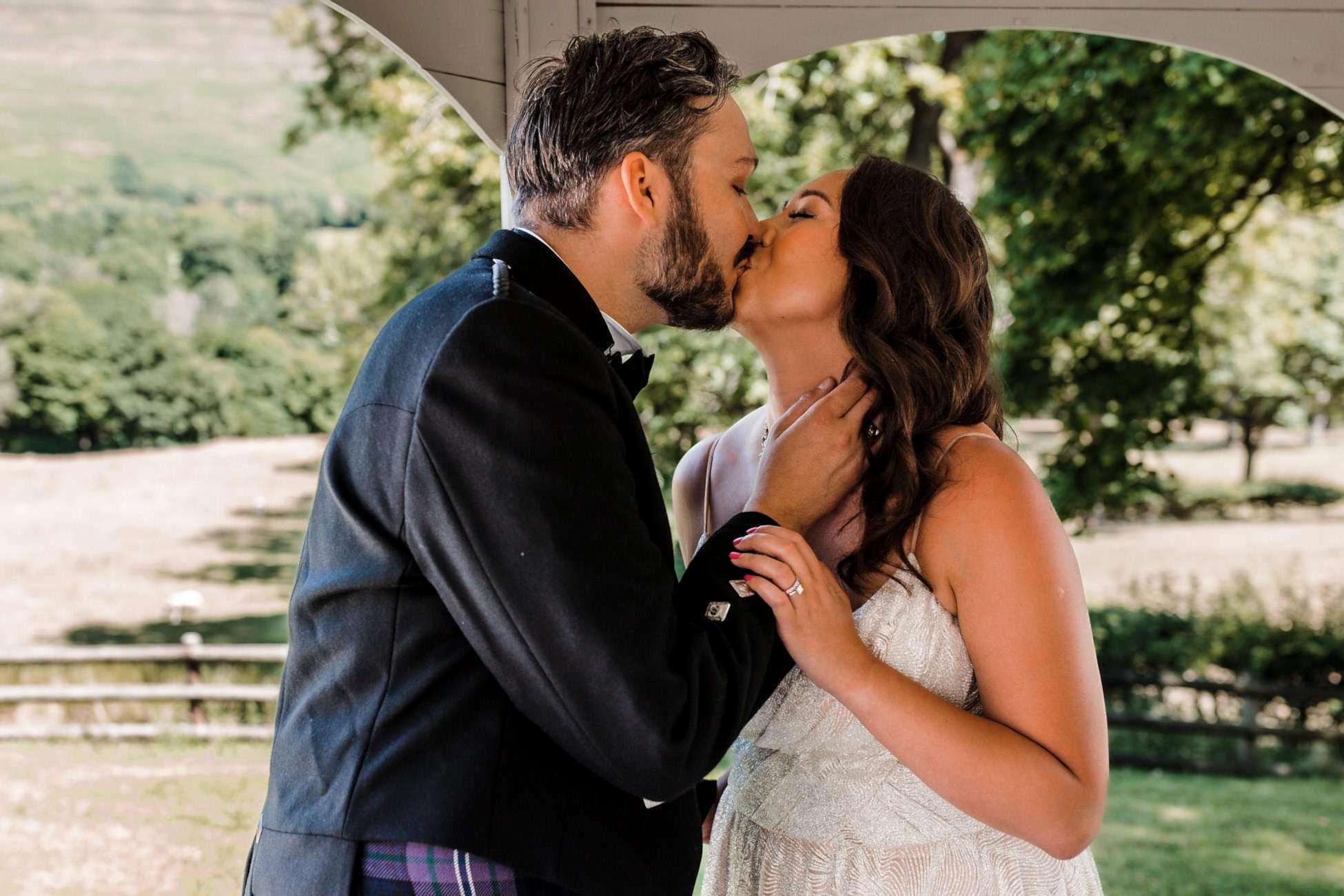 Losehill House wedding photo
