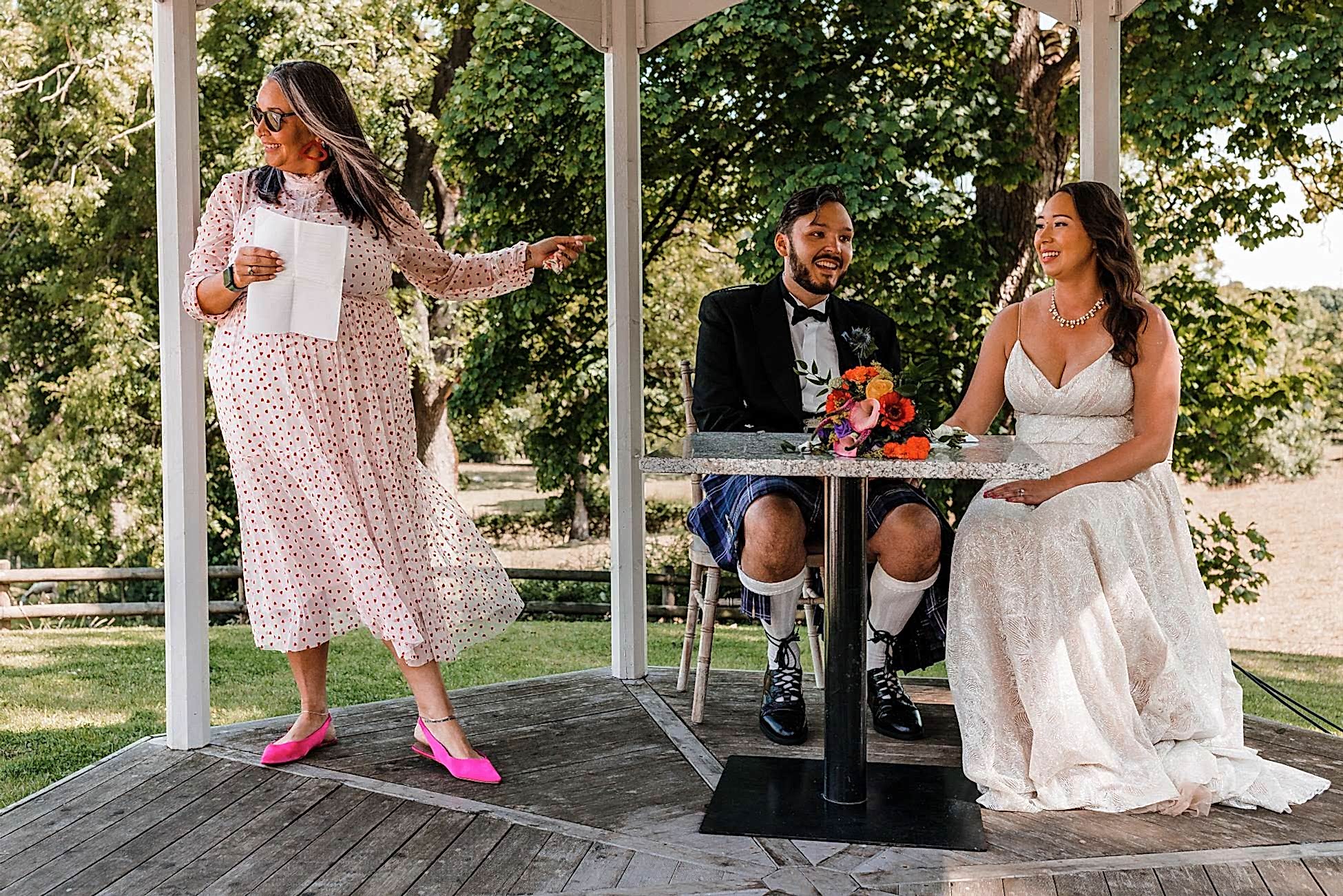 Losehill House wedding photo
