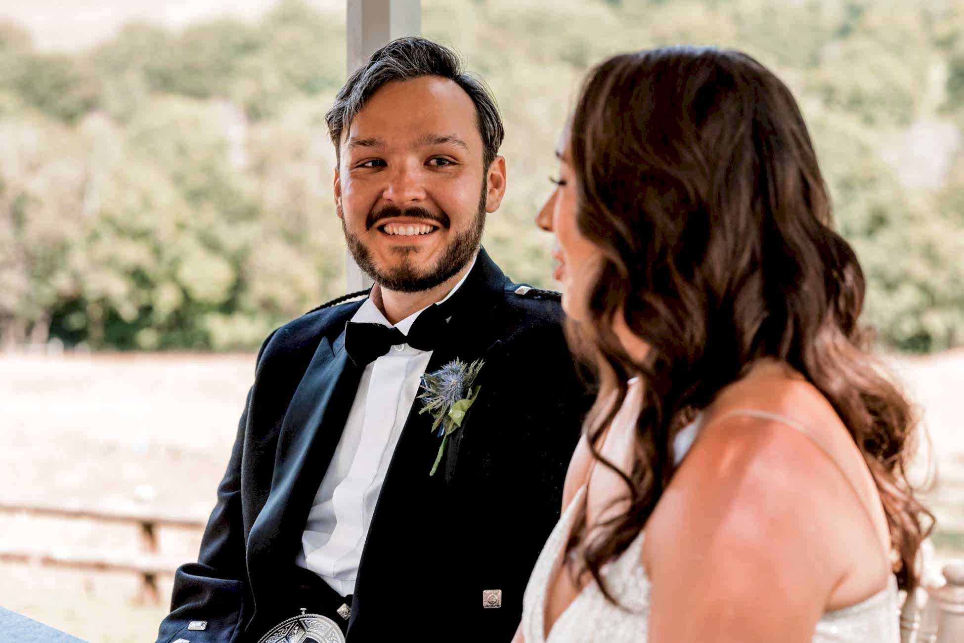 Losehill House wedding photo