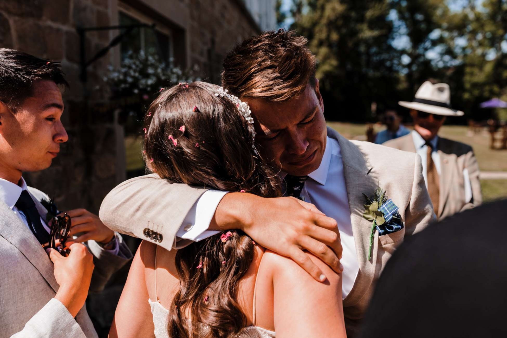 Losehill House wedding photo