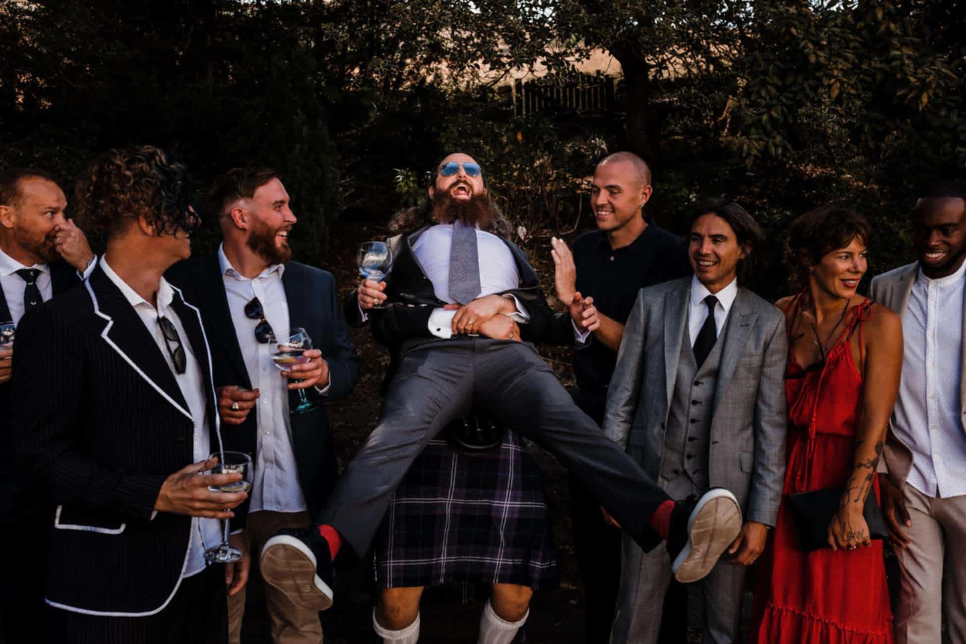 Losehill House wedding photo