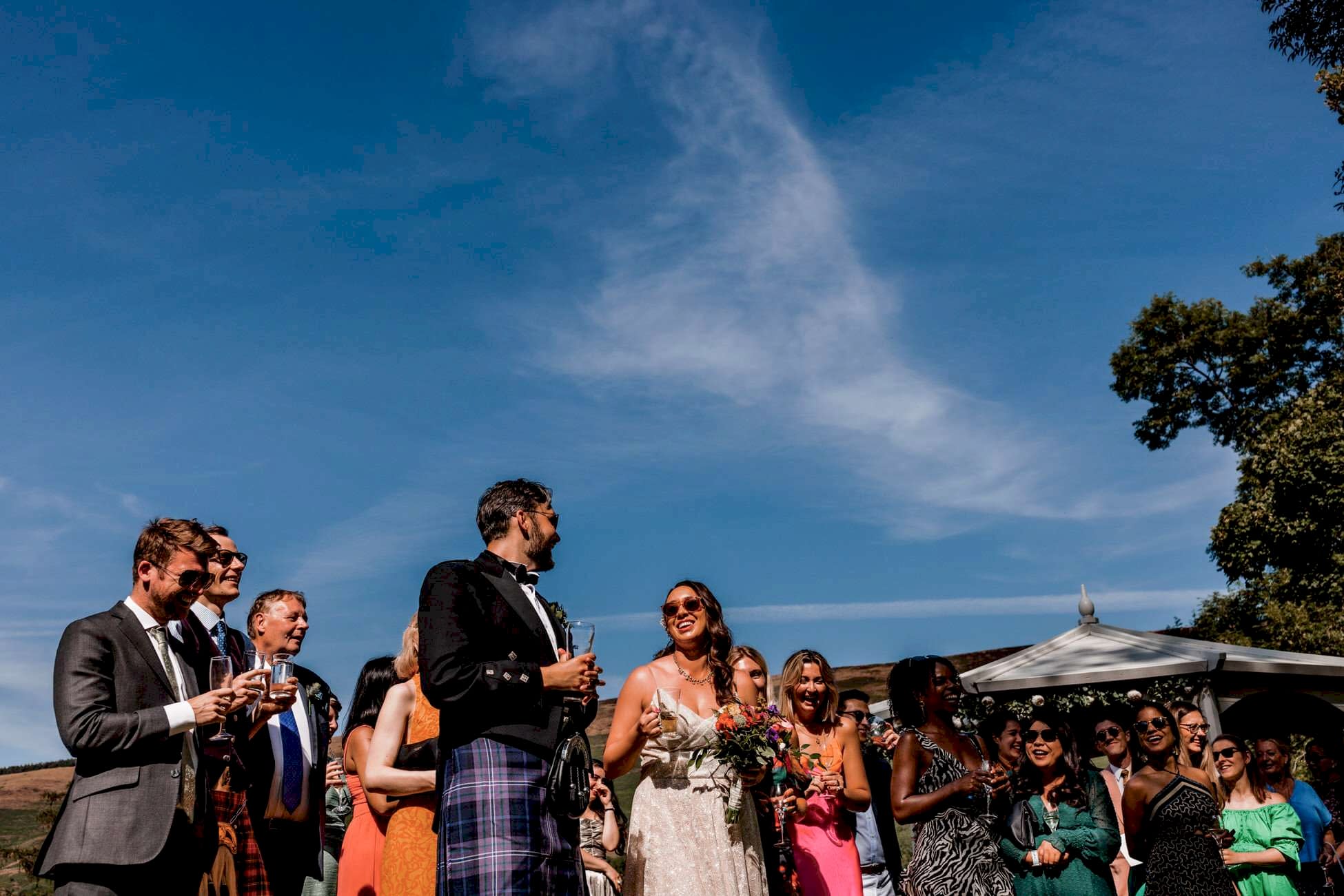 Losehill House wedding photo
