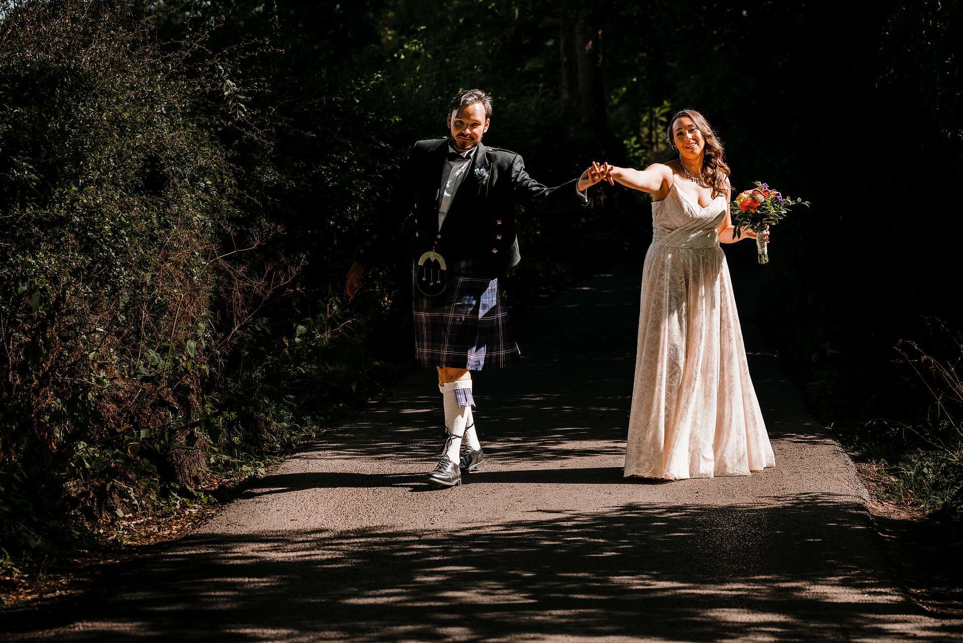 Losehill House wedding photo