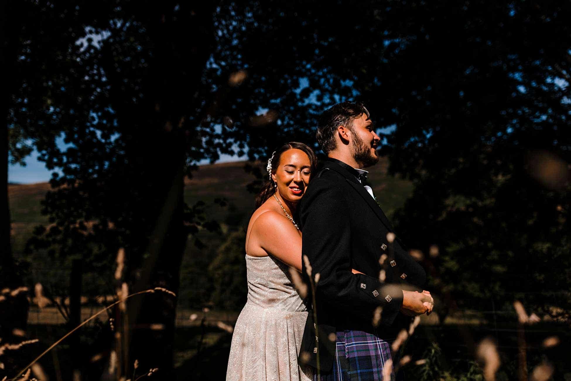 Losehill House wedding photo