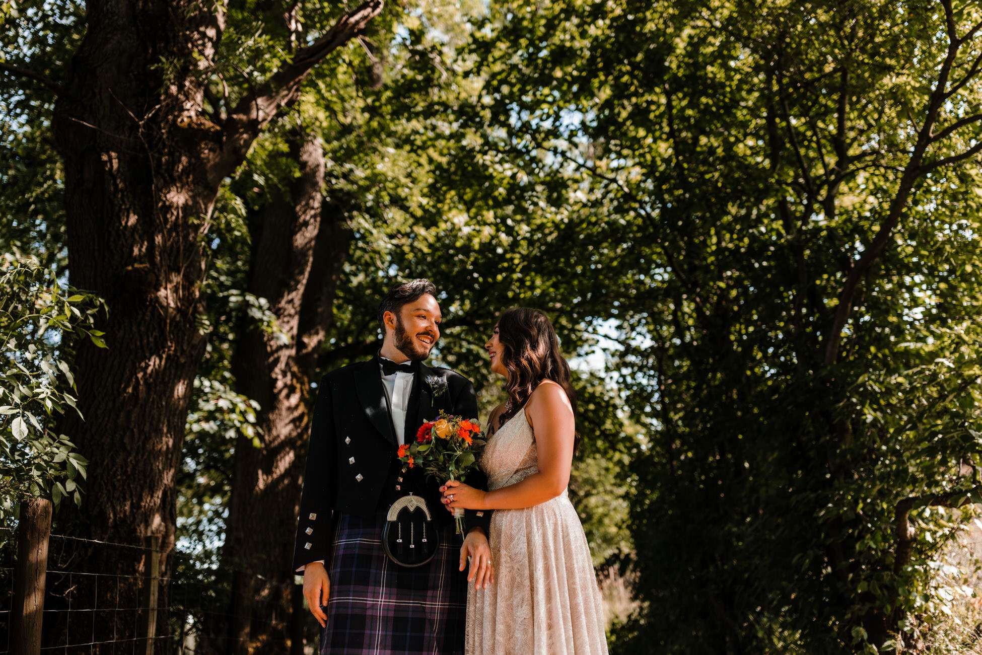 Losehill House wedding photo