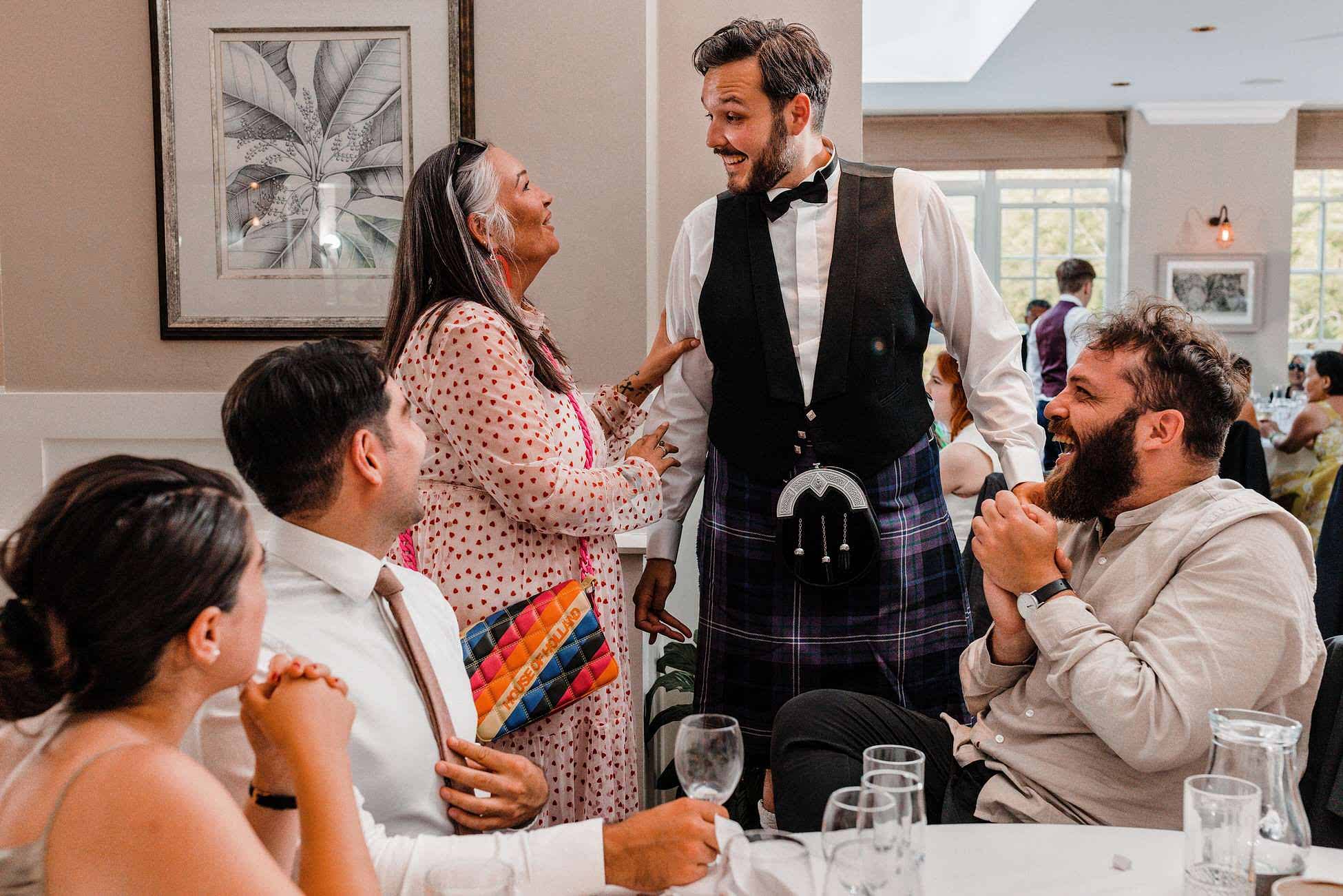 Losehill House wedding photo