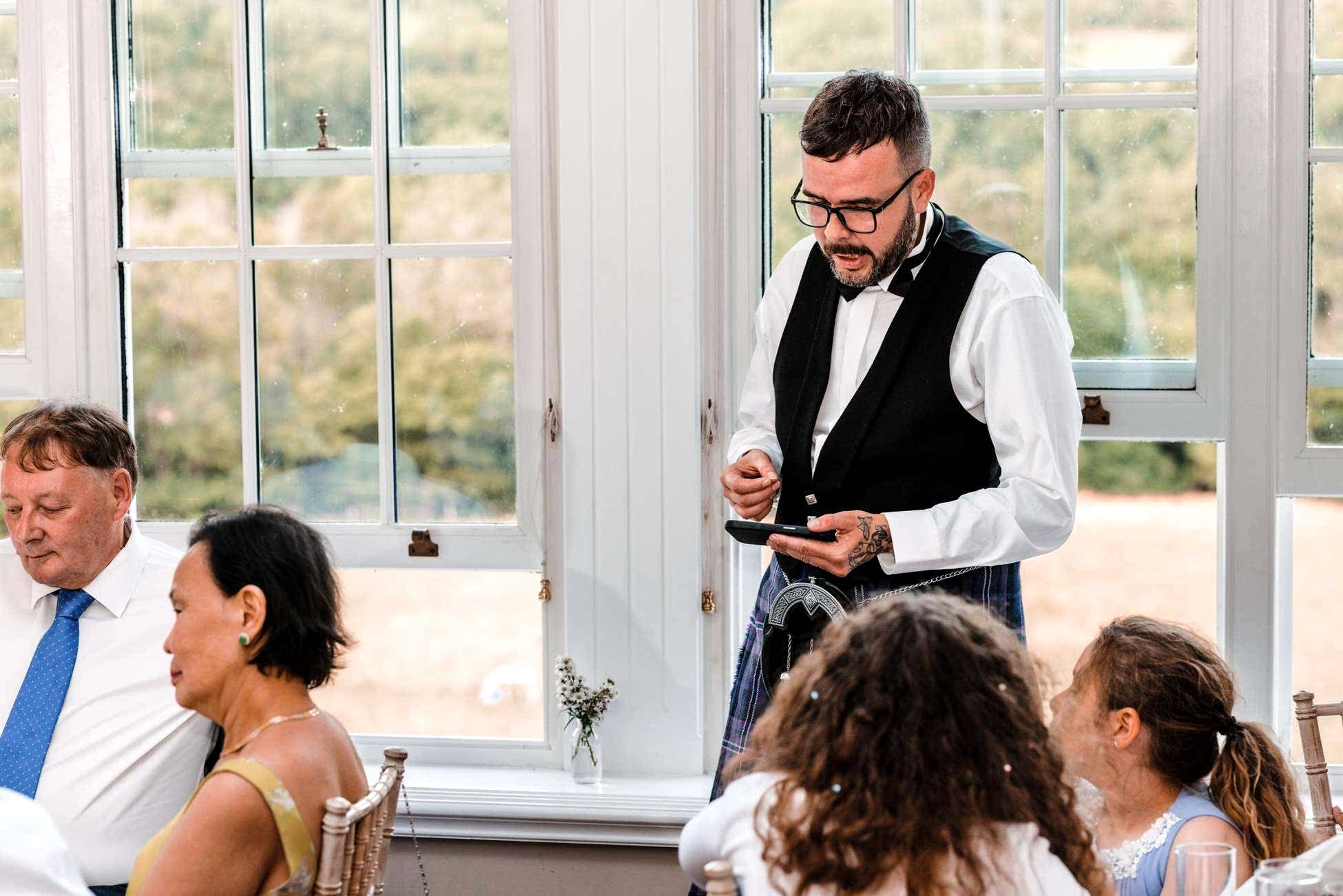 Losehill House wedding photo