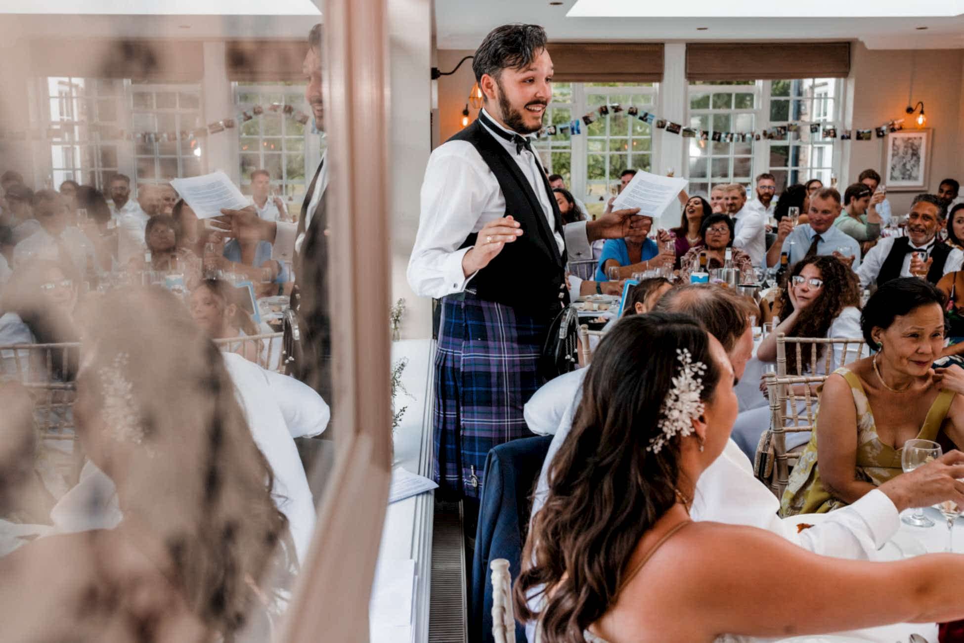 Losehill House wedding photo