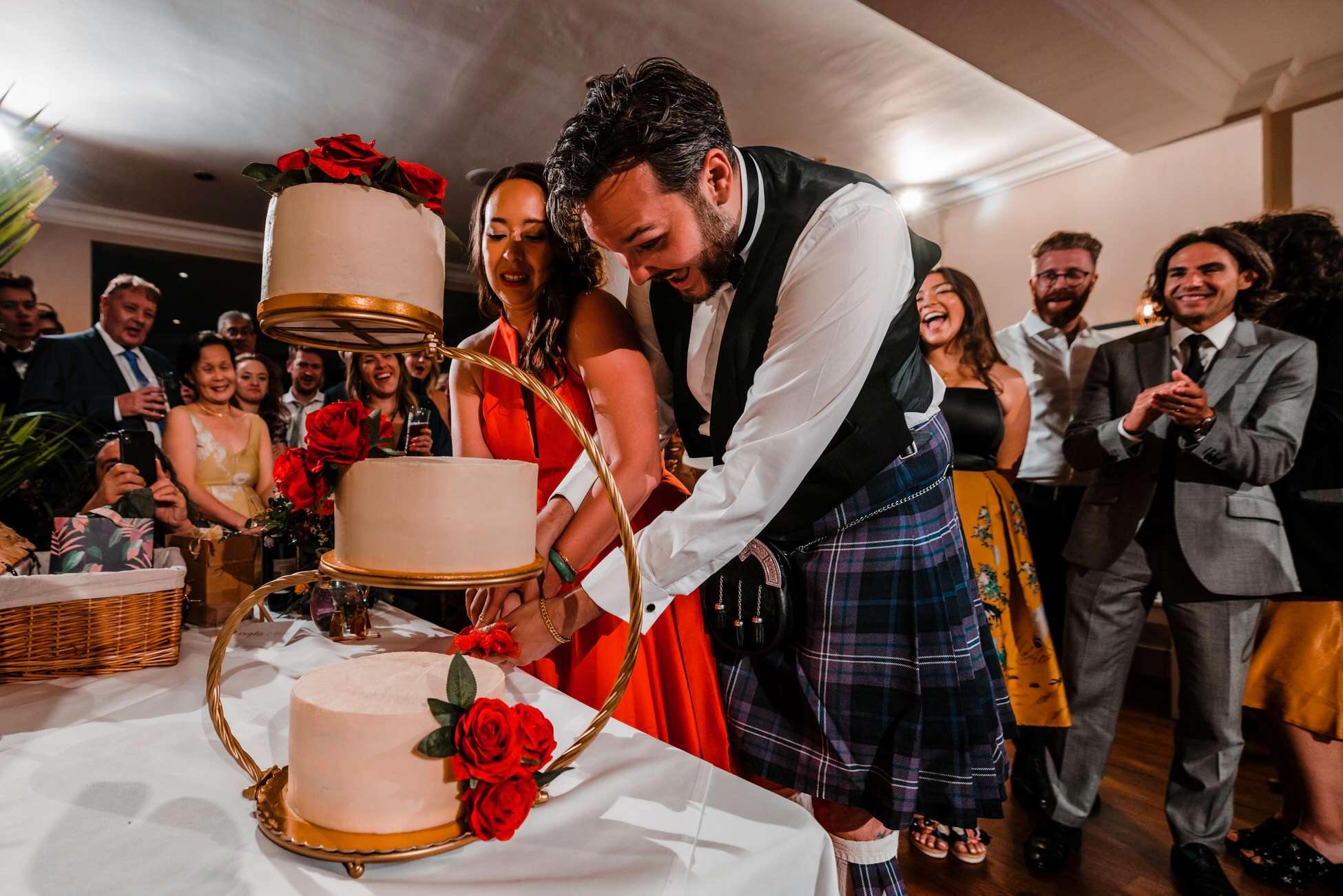 Losehill House wedding photo
