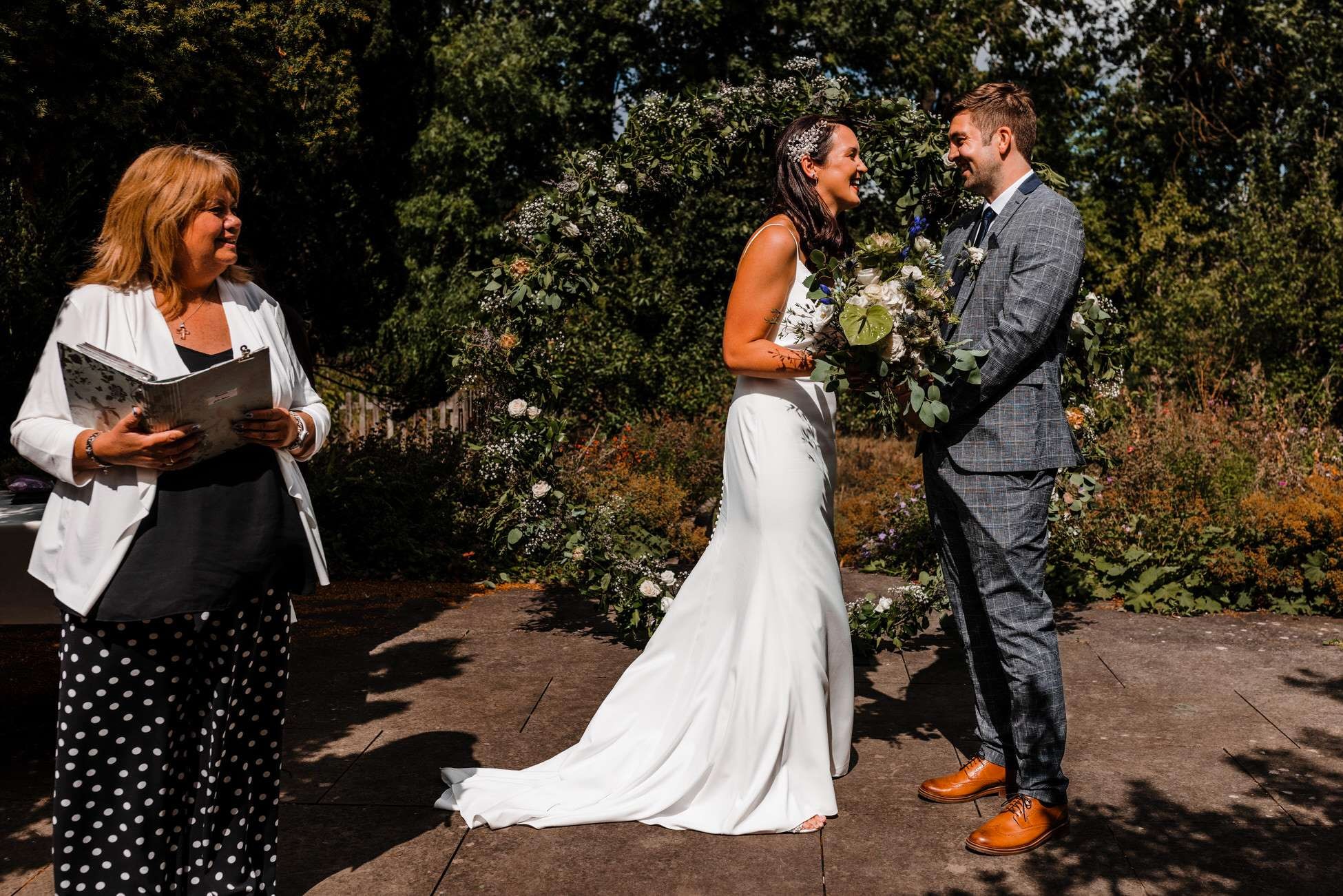 Wood Lane Countryside Centre wedding photo