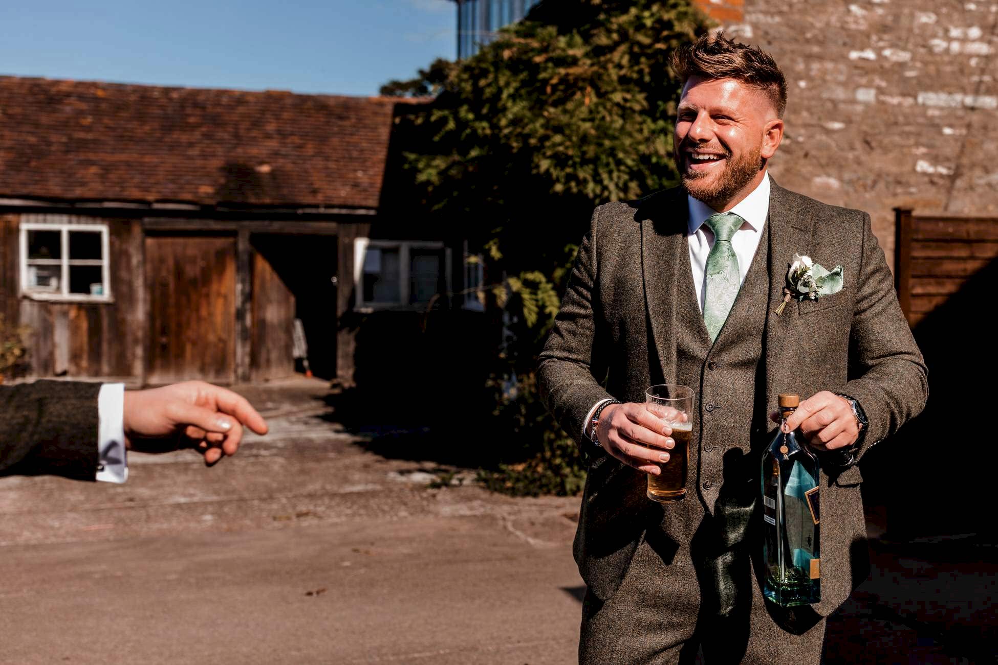 Birtsmorton Court wedding photo
