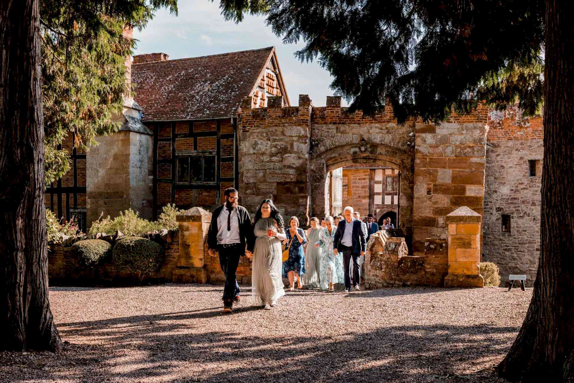 Birtsmorton Court wedding photo